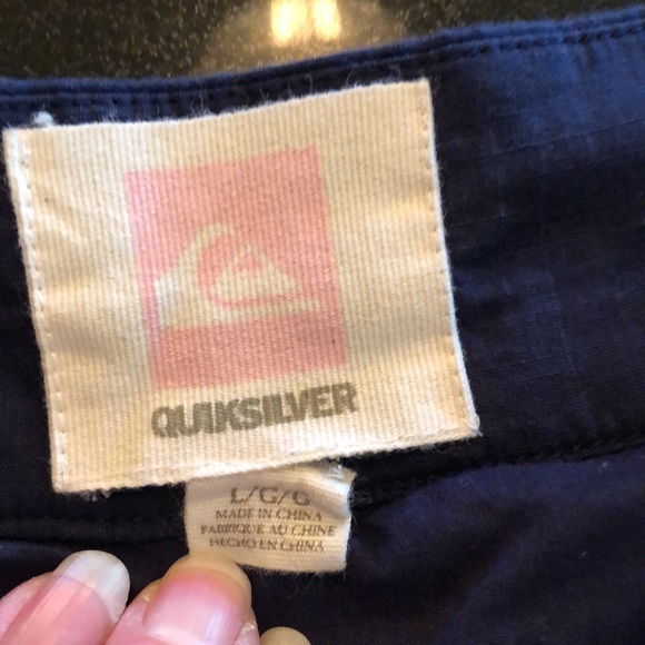 Quicksilver Navy Embroidered Mini Gathered Skirt Size Large - Picture 4 of 5